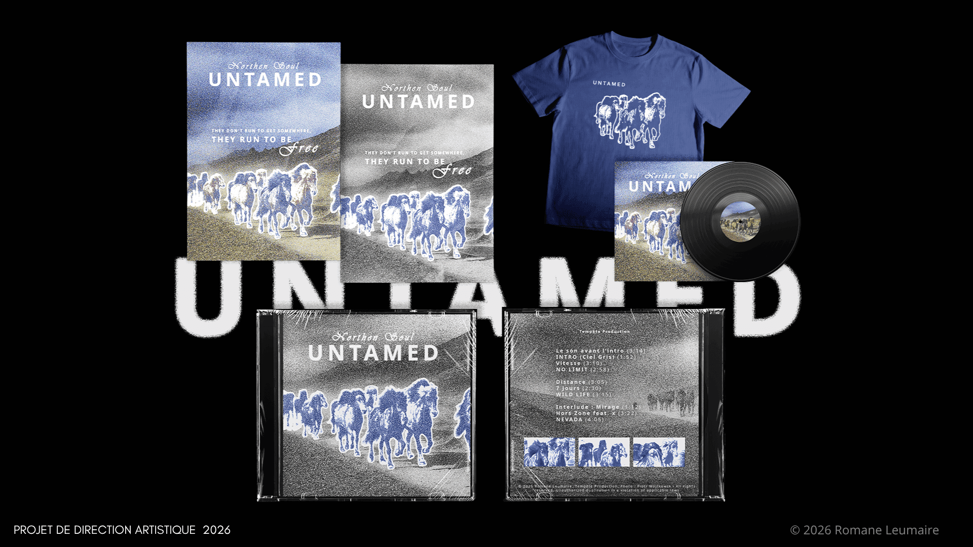 UNTAMED - Projet DA & Concept album